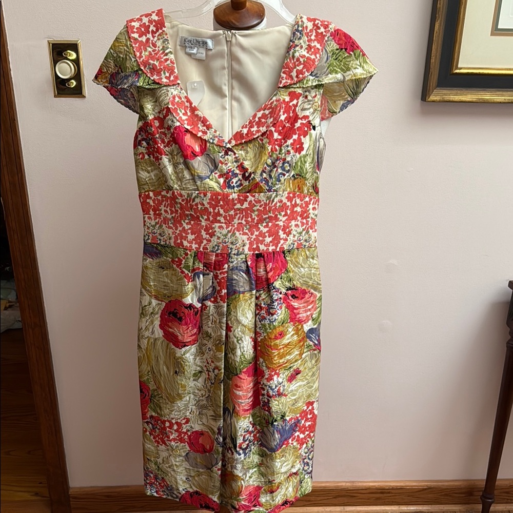 Floral Cap Sleeve Dress